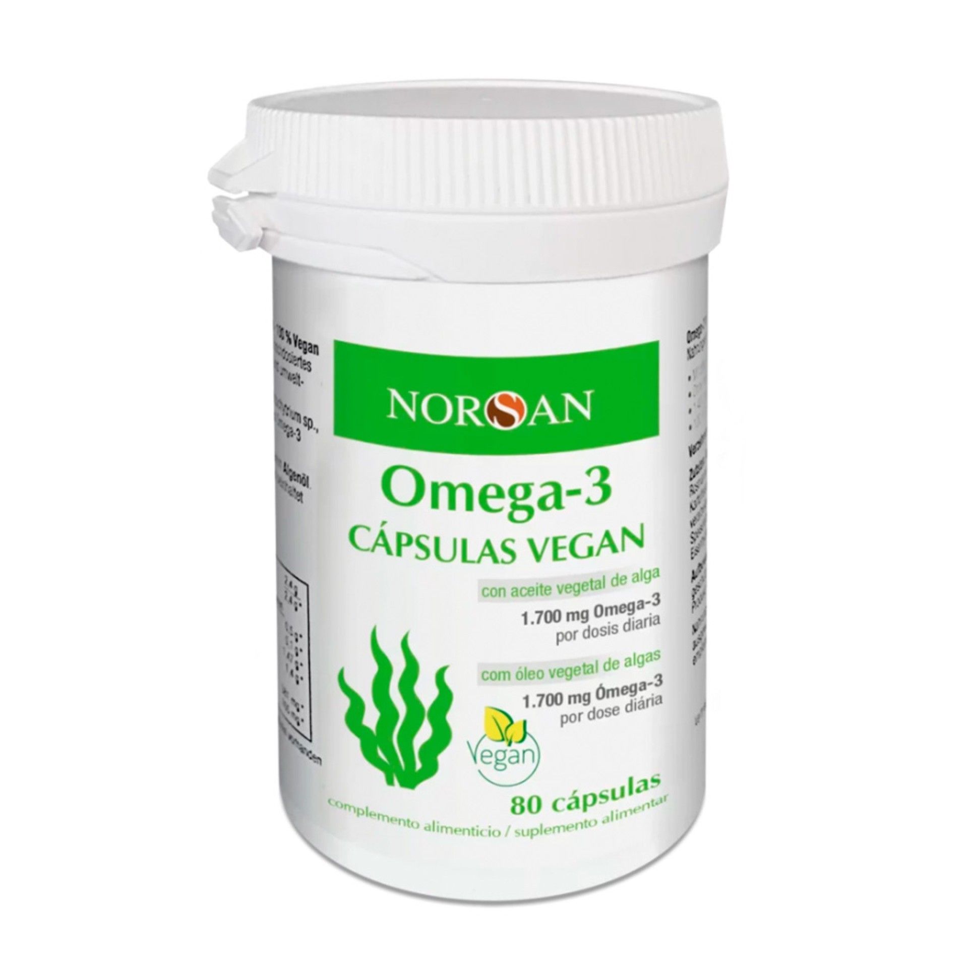 Norsan Omega-3 VEGAN 80 Cápsulas