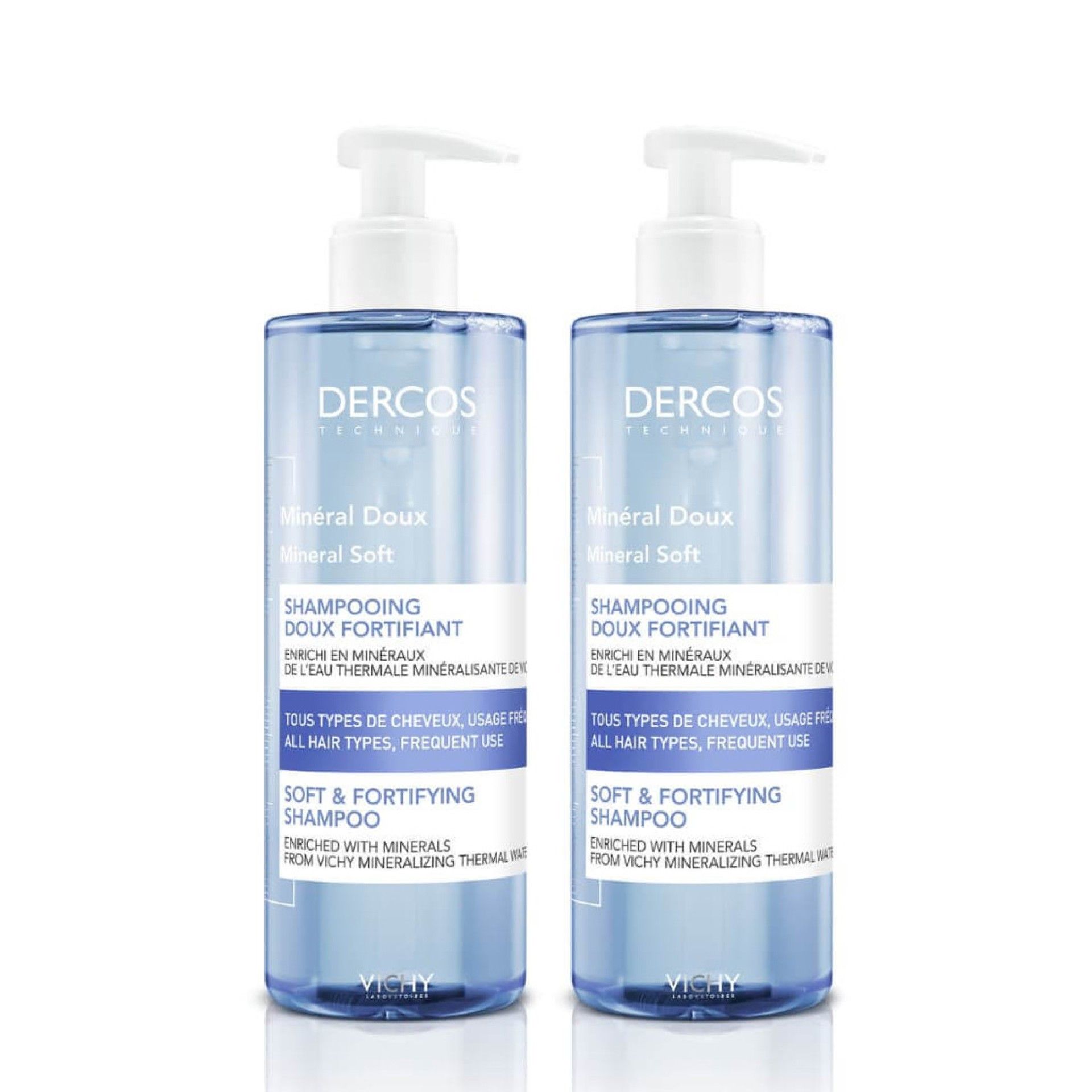 Dercos Champô Mineral Suave DUO