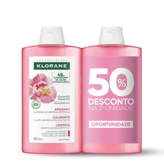 Klorane Capilar Champô Peónia DUO Klorane Capilar Champô Peónia DUO