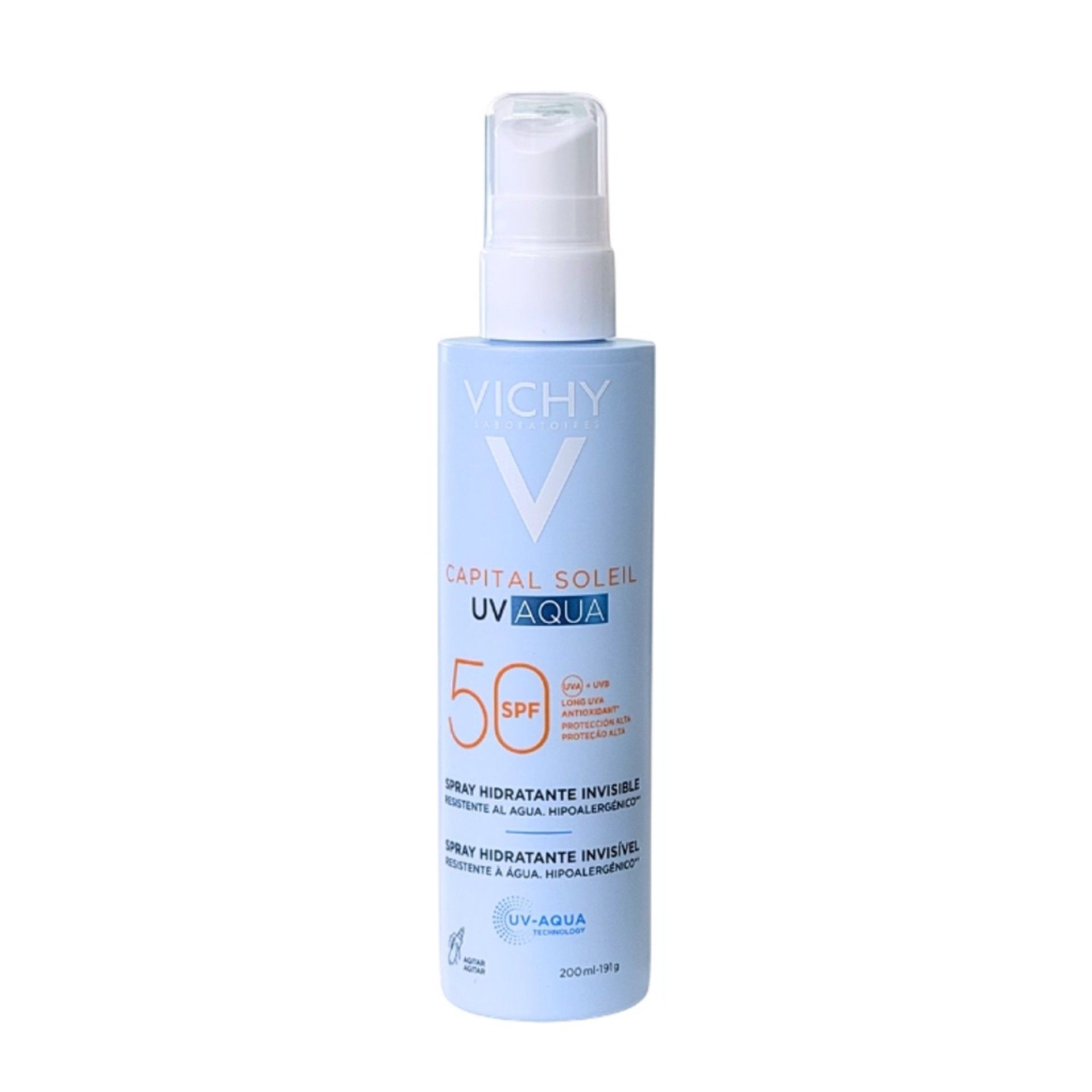 Vichy Capital Soleil UV Aqua Spray Hidratante Invisível SPF50+