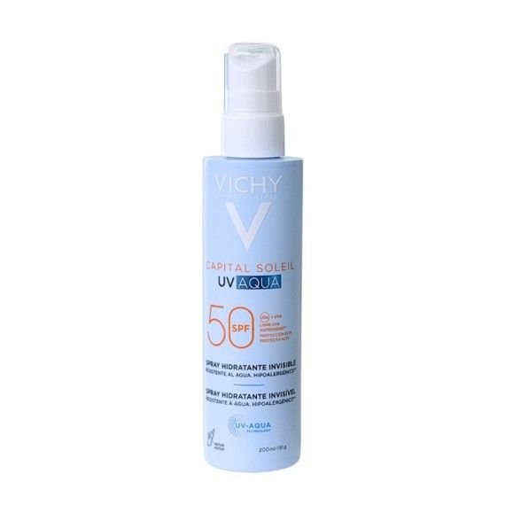 Vichy Capital Soleil UV Aqua Spray Hidratante Invisível SPF50+ Vichy Capital Soleil UV Aqua Spray Hidratante Invisível SPF50+