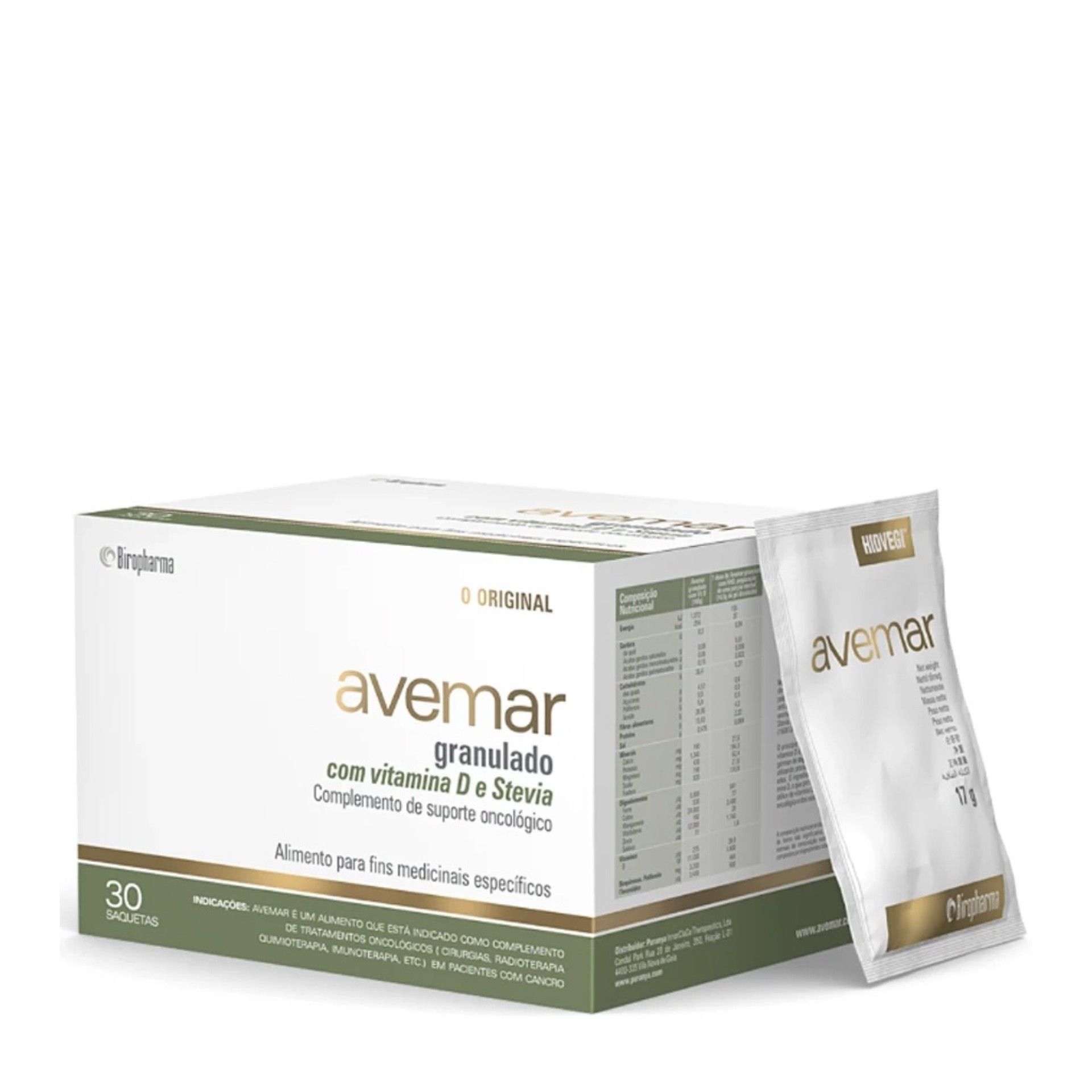 Avemar Granulado Vitamina D e Stevia Saquetas
