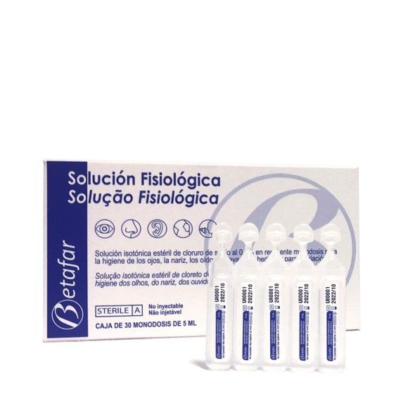 Betafar Soro Fisiológico 30 Unidoses Betafar Soro Fisiológico 30 Unidoses