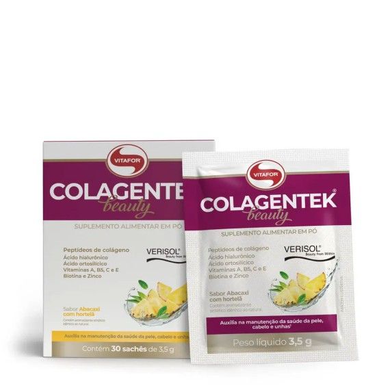 Vitafor Colagentek Beauty Saquetas Anan�s com Hortel�
