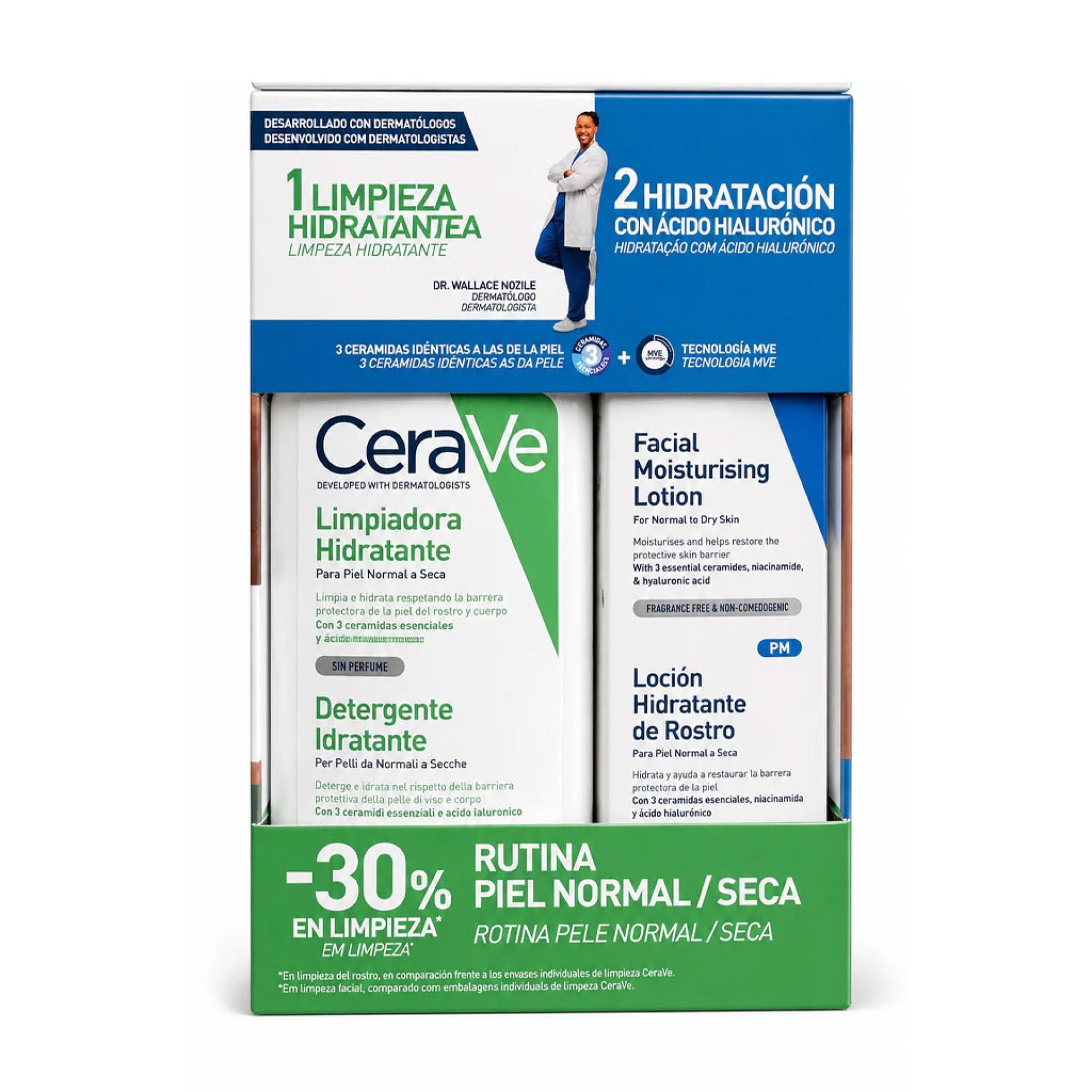 CeraVe Pack Rotina Pele Seca