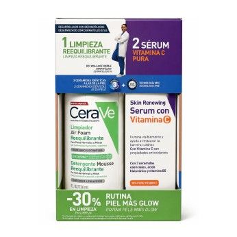 CeraVe Rotina Glow Limpeza + S�rum