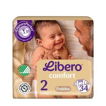Libero Newborn Fraldas Tamanho 2