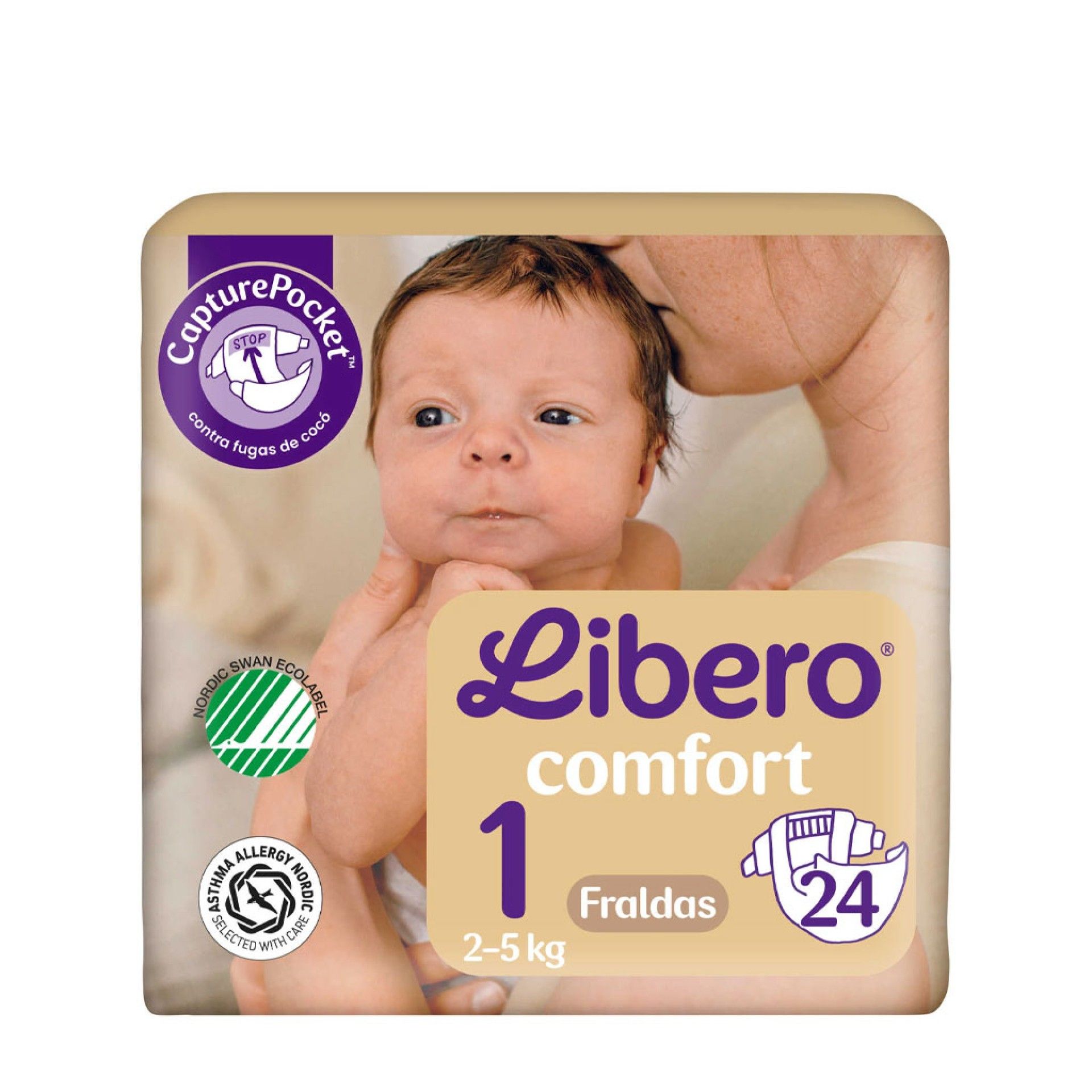 Libero Newborn Fraldas Tamanho 1