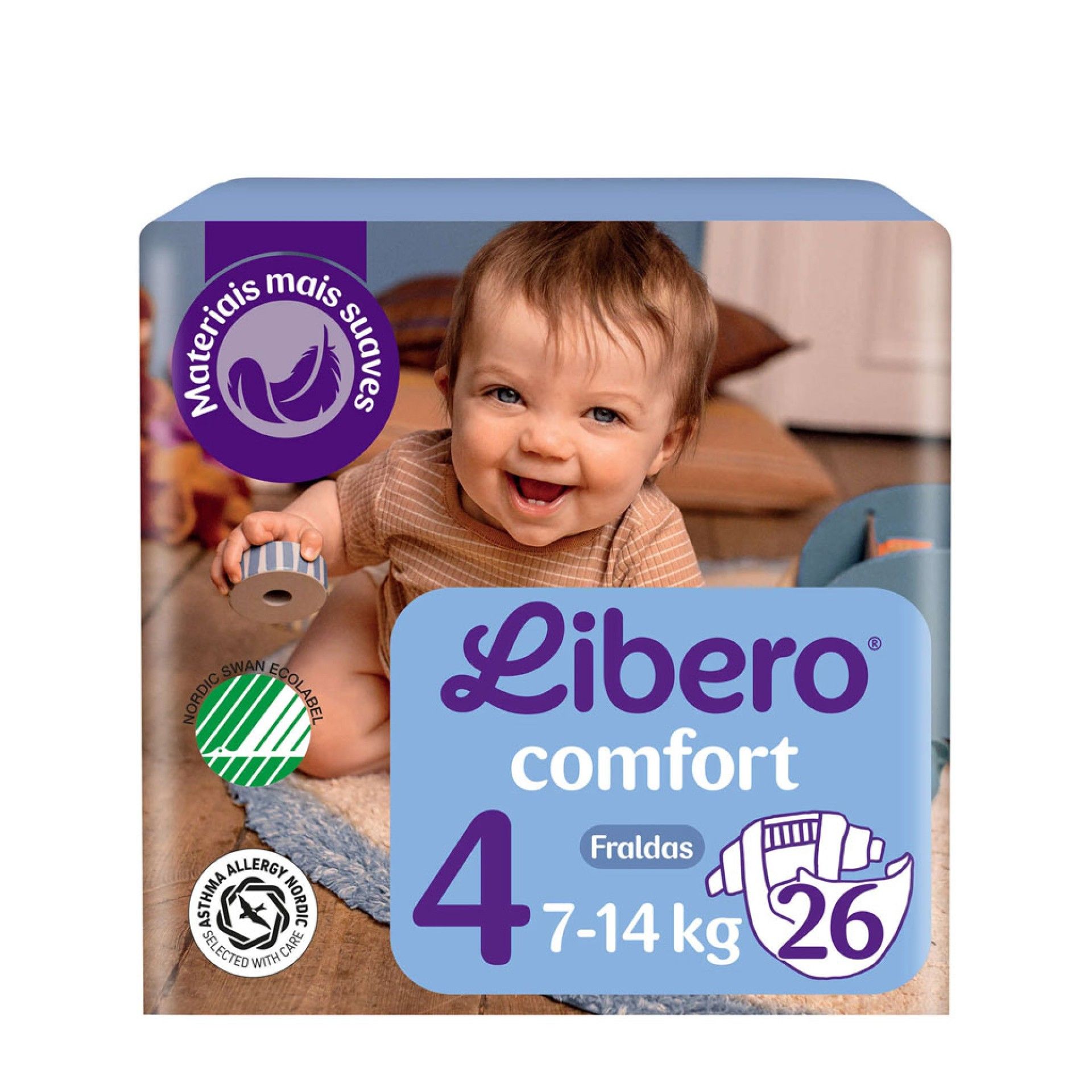 Libero Comfort Fraldas Tamanho 4