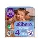 Libero Comfort Fraldas Tamanho 4